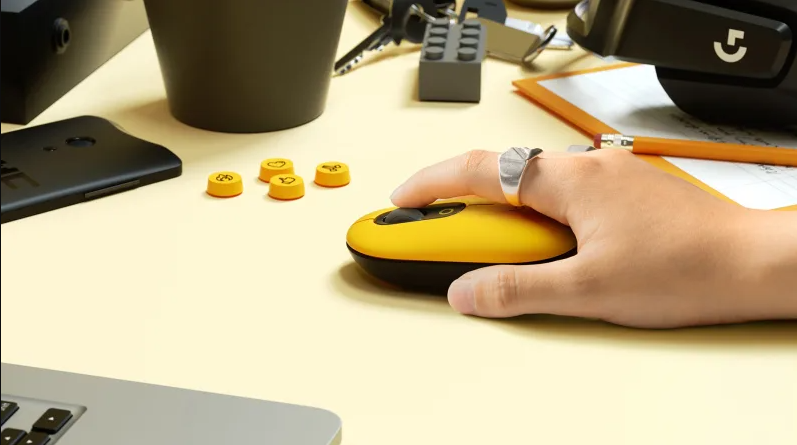 Chuột không dây Logitech Pop Emoji Blast Yellow (USB/Bluetooth/Vàng) 3