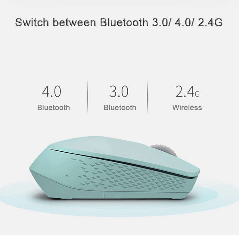 Chuột không dây Rapoo M100 Silent màu Đỏ (USB/Bluetooth) 2