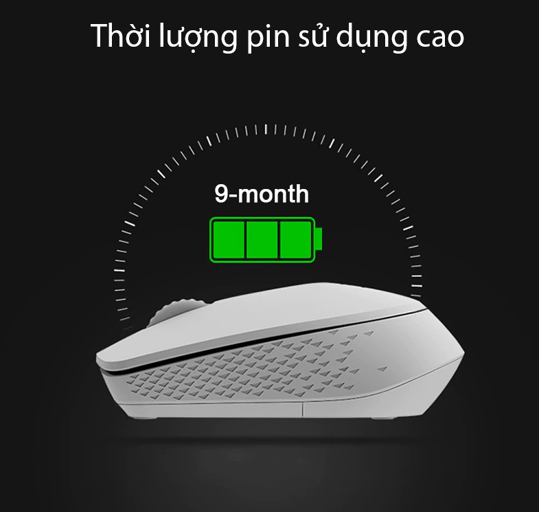 Chuột không dây Rapoo M100 Silent màu Đỏ (USB/Bluetooth) 6