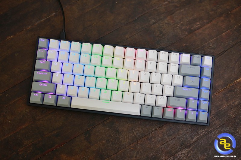 Bàn phím cơ E-DRA EK384 RGB Huano Brown switch