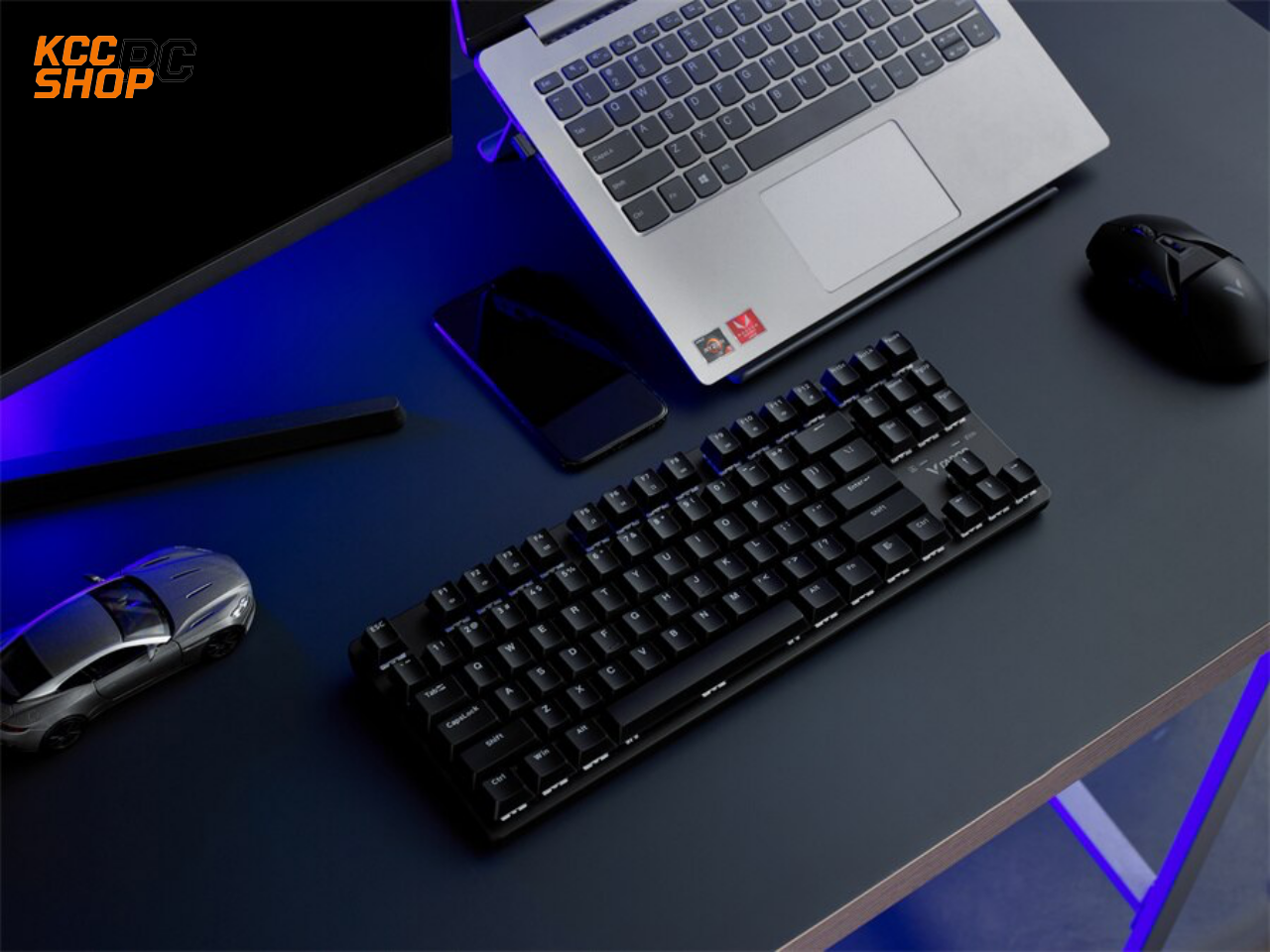 h2de01de741db41cdb56ff6bd688c7dedf-1 Bàn phím không dây Rapoo 87 phím đa chế độ US BLACK