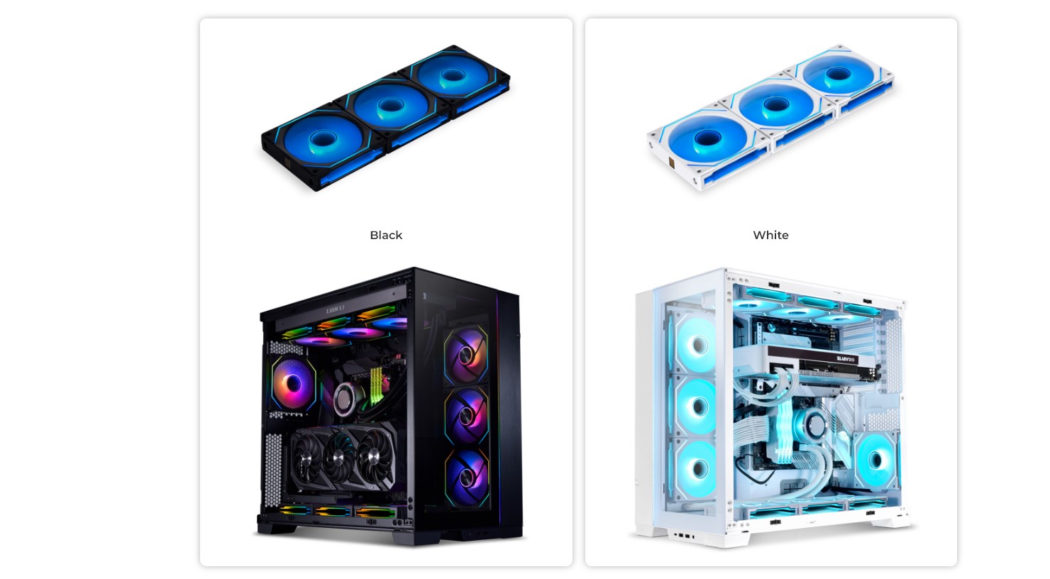 Fan Case LIAN-LI UNI Fan SL INFINITY 120 Triple White