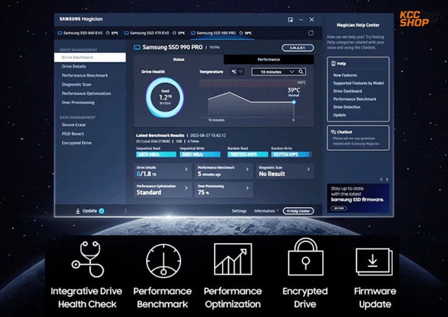 SSD M2-PCIe Samsung 990 PRO