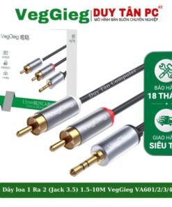 Dây Loa 1 ra 2 1,5M VEGGIEG VA601 1.5M