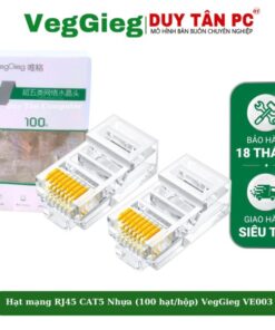 Hạt mạng RJ45 CAT5E (100 hạt/ hộp) VEGGIEG VE003