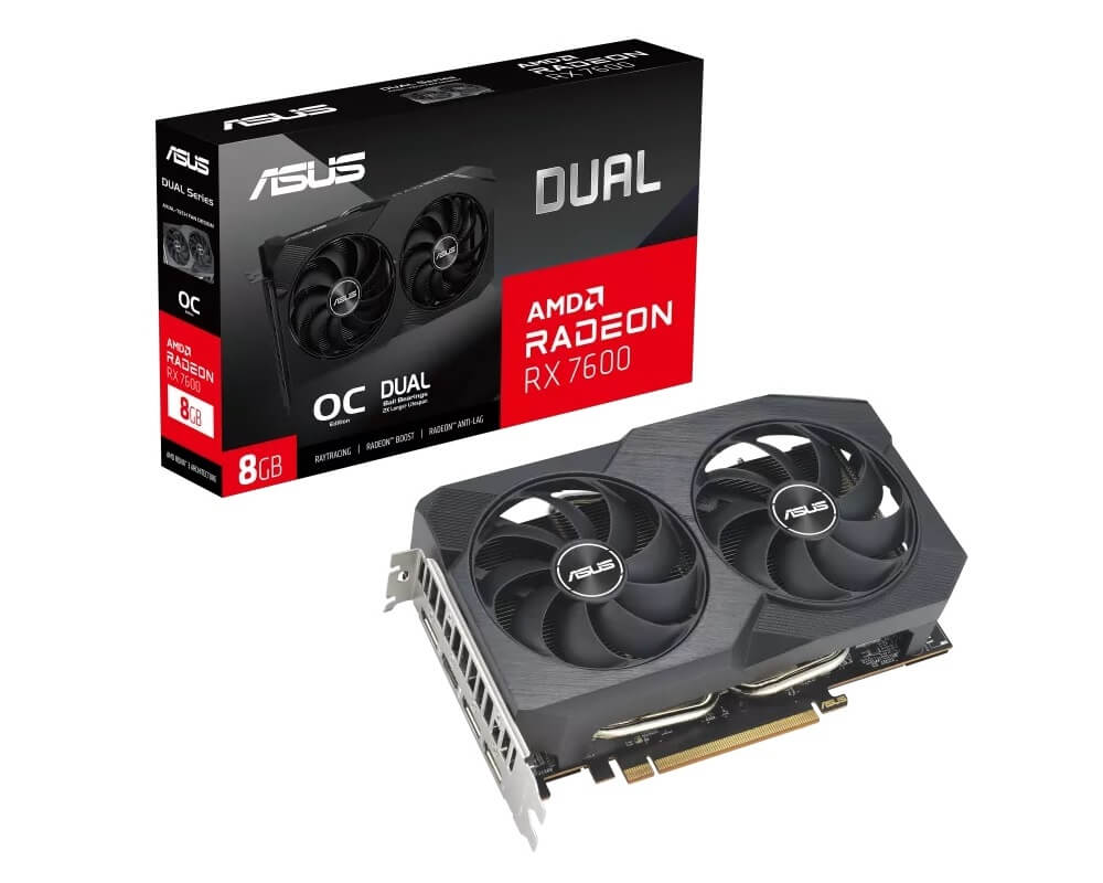 VGA ASUS Dual RX 7600 V2 OC Edition