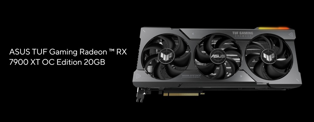VGA ASUS TUF Gaming Radeon RX 7900 XT OC Edition 20GB GDDR6 (TUF-RX7900XT-O20G-GAMING)