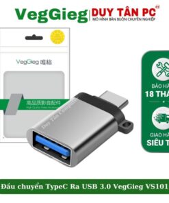 Đầu chuyển USB (CÁI) 3.0 ra TYPE-C ( đực) VEGGIEG VS101
