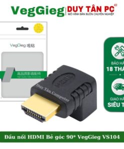 ĐẦU NỐI HDMI BẺ GÓC 90* VEGGIEG VS104