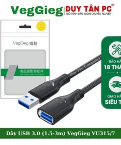 DÂY USB NỐI DÀI 3.0 VEGGIEG VU315 1,5M