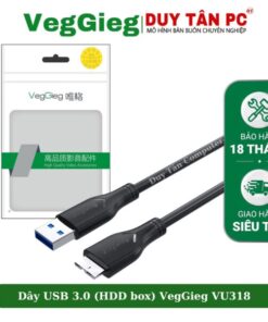 DÂY USB 3.0 ( HDD BOX) VEGGIEG VU318 0,5M