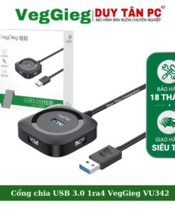 HUB 1 RA 4 USB 3.0 (1M) VEGGIEG VU342 1M