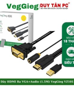 Dây chuyển HDMI ra VGA + Audio VZ101 1.5M