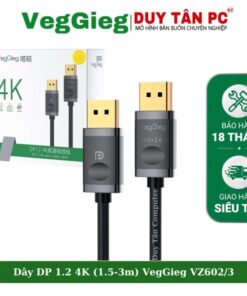 Dây DisplayPort 2 đầu 1.2V 4K VZ603 3M