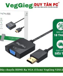 Dây HDMI to VGA (ko audio) VEGGIEG VZ612 15CM