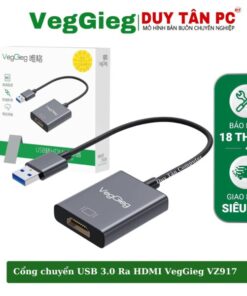 Cổng chuyển USB 2.0 to HDMI ( 0.15M) VEGGIEG VZ917 15CM