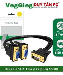 Cổng chia VGA 1 ra 2 (0.3M) VEGGIEG VV401 30CM