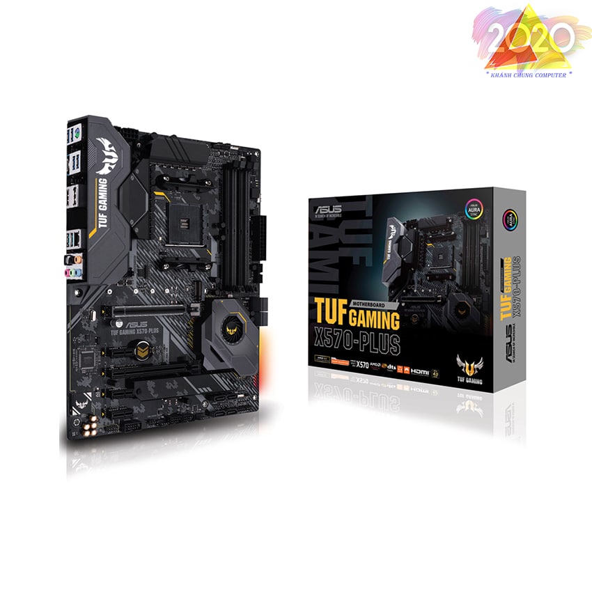 Mainboard ASUS TUF GAMING X570-PLUS (AMD X570, Socket AM4, ATX, 4 khe RAM DDR4)