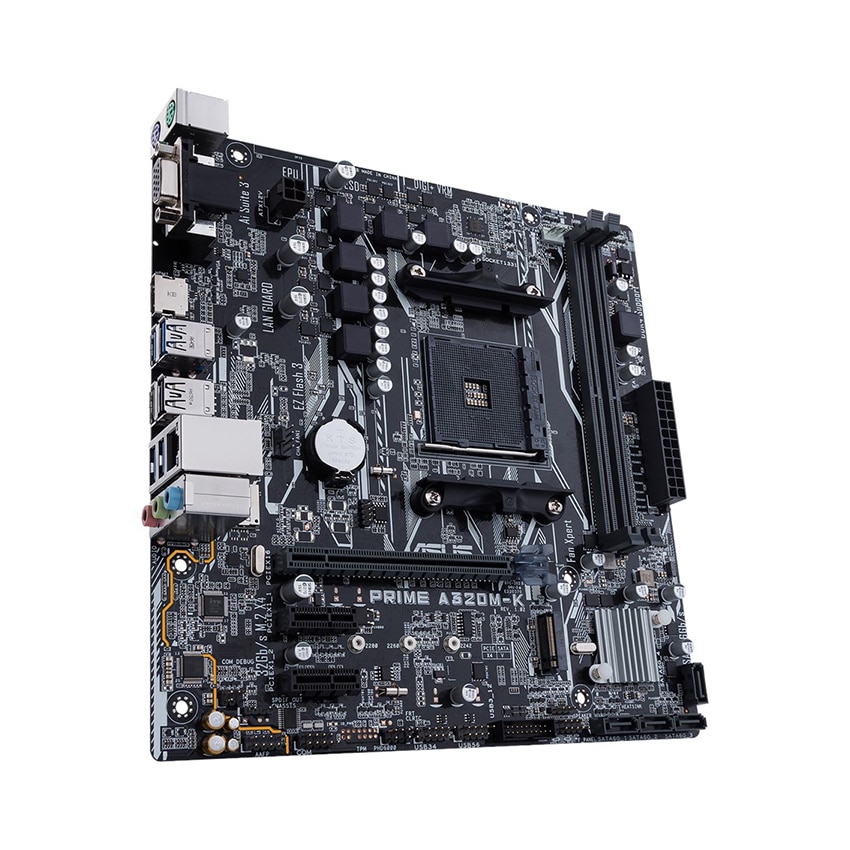 Mainboard ASUS PRIME A320M-K (AMD A320, Socket AM4, ATX, 2 khe RAM DDR4)