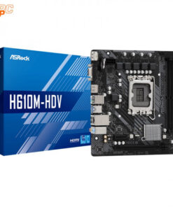 Mainboard ASROCK H610M-HDV (Intel H610, LGA 1700, m-ATX, 2 khe Ram DDR4)
