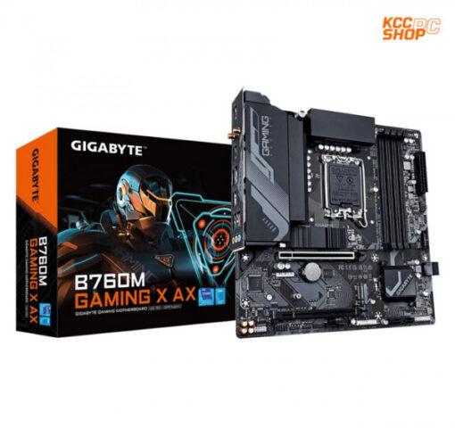 Mainboard GIGABYTE B760M GAMING X AX DDR5 (Intel B760 / LGA 1700 / 128GB DDR5 / Micro ATX)