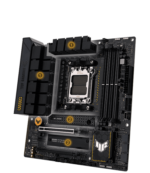 GEARVN - ASUS TUF GAMING B650M-PLUS WIFI (DDR5)