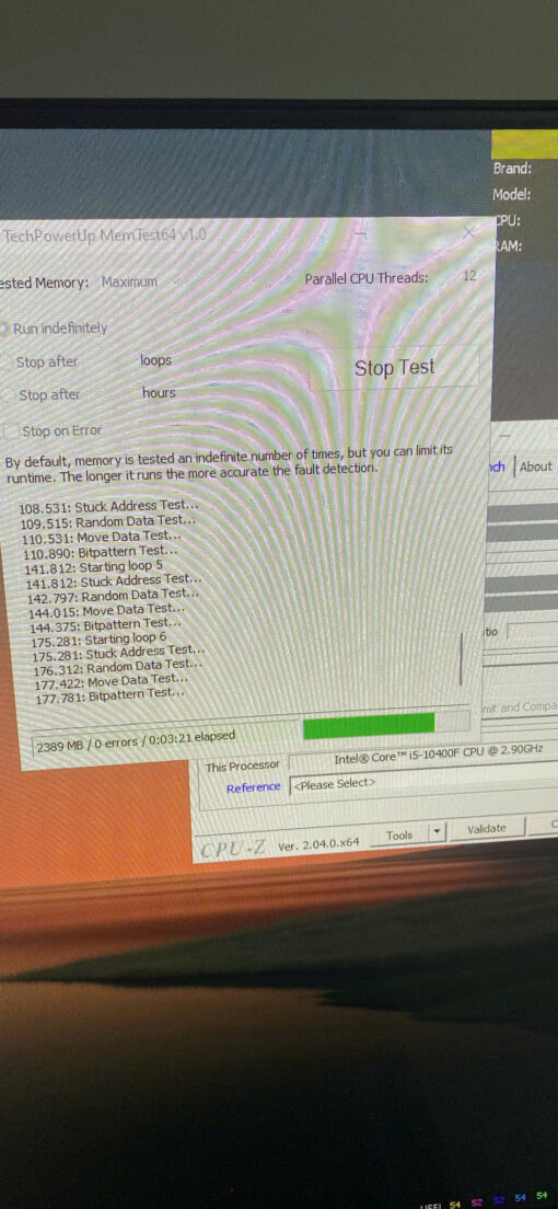 kiểm tra ram trước khi cài windows