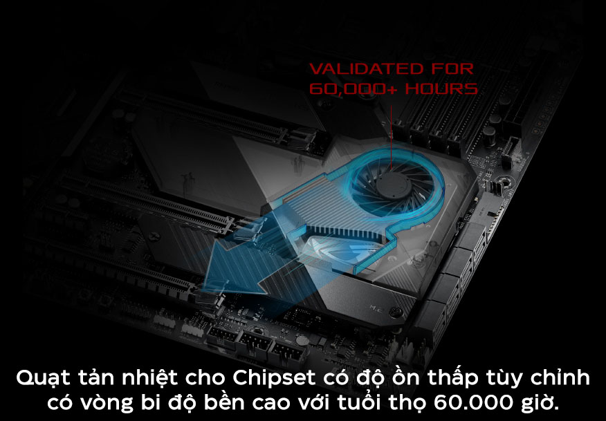 Mainboard ASUS ROG X570 CROSSHAIR VIII HERO Wifi (AMD X570, Socket AM4, ATX, 4 khe RAM DDR4)