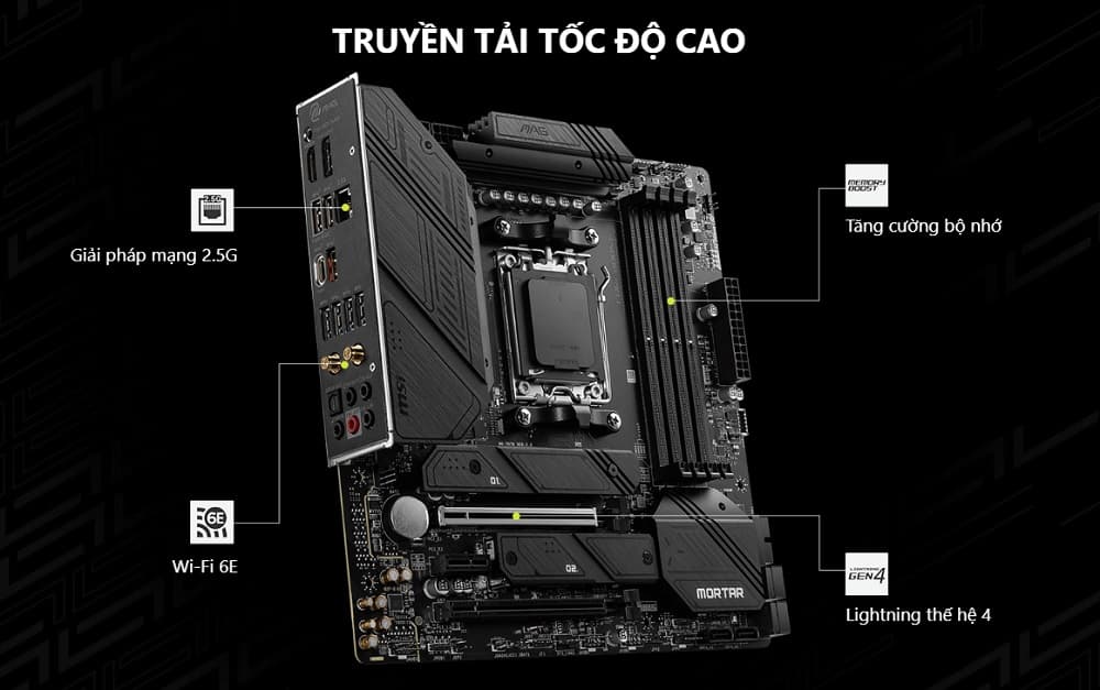 Mainboard MSI MAG B650M MORTAR WIFI - songphuong.vn